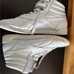 Reebok Cardi B Anniversary 54-11 Freestyle light blue hi-tops